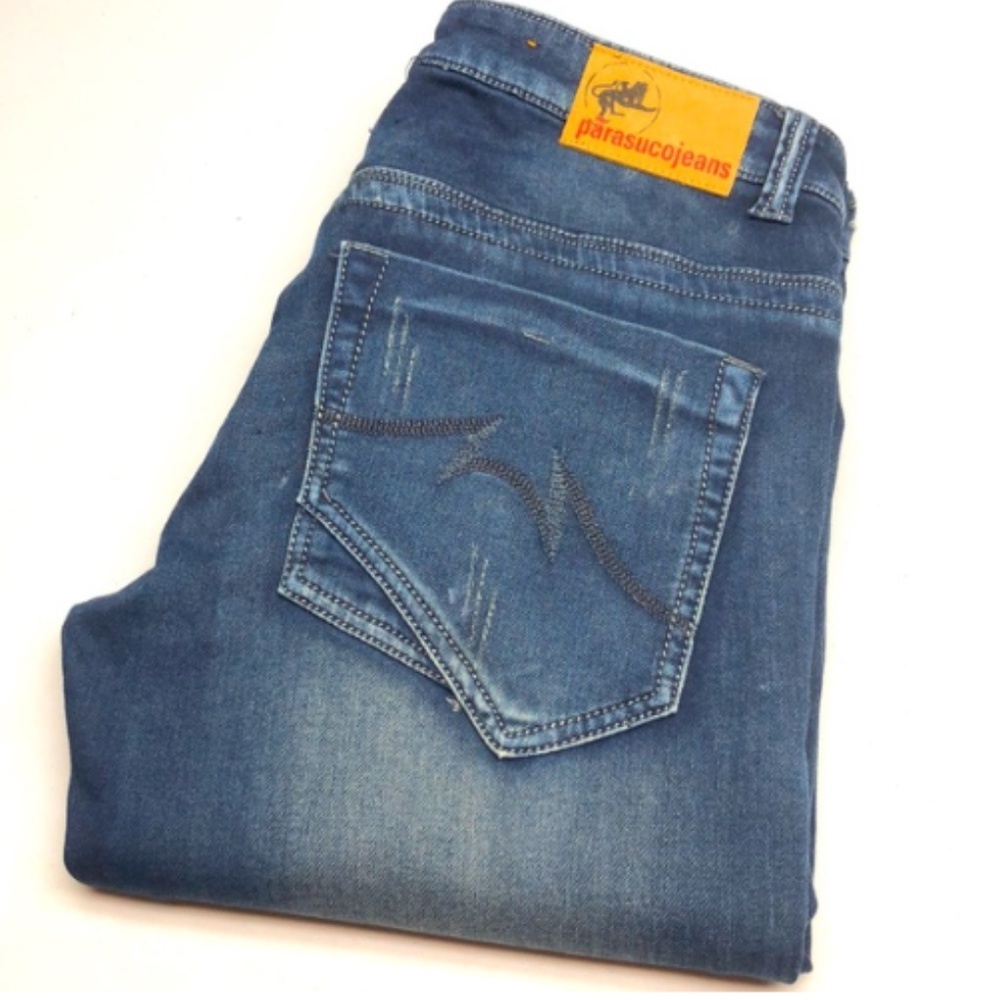 LIKE NEW MENS VINTAGE PARASUCO STRAIGHT FIT JEANS 33x34 ⭐️